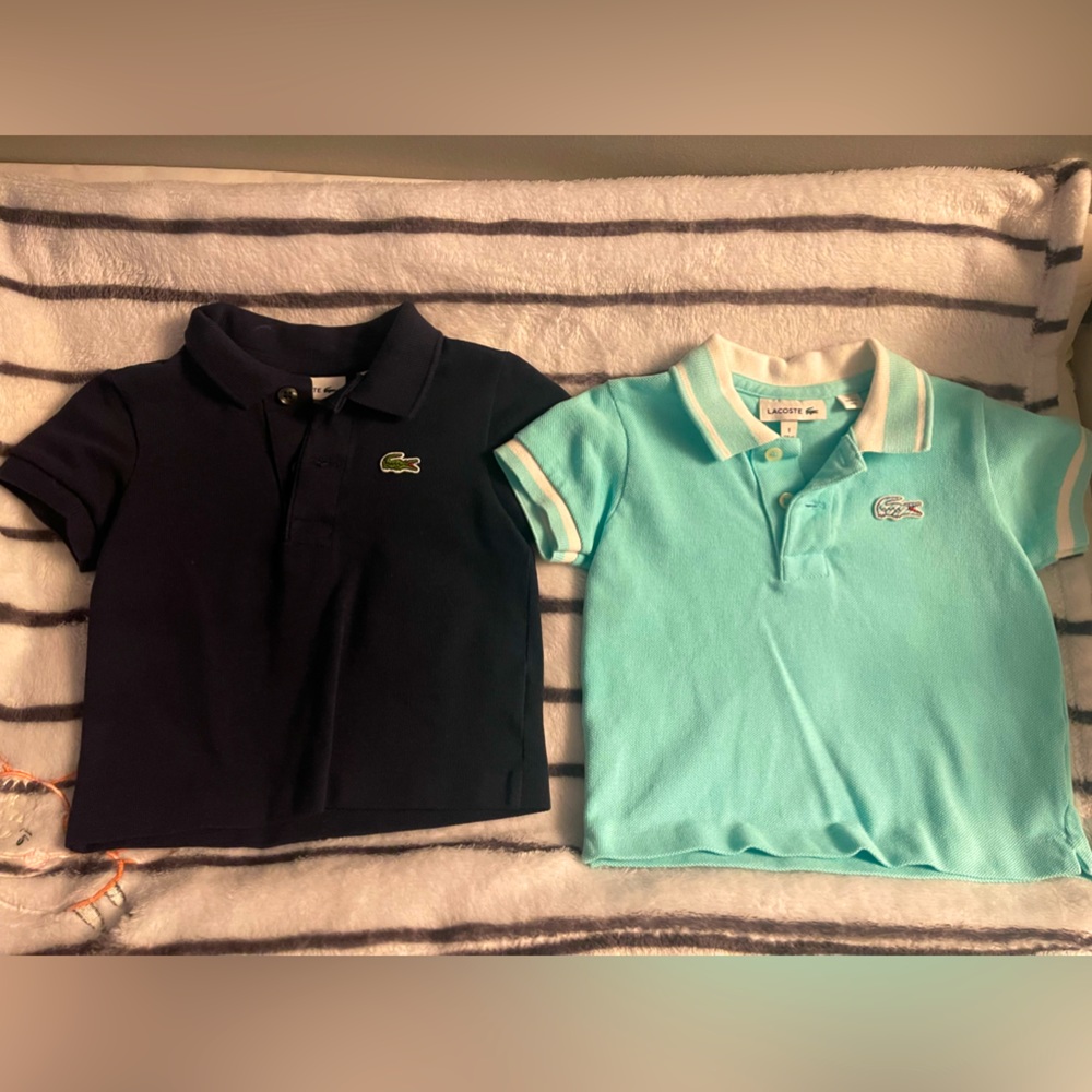 Authentic Lacoste polo shirts